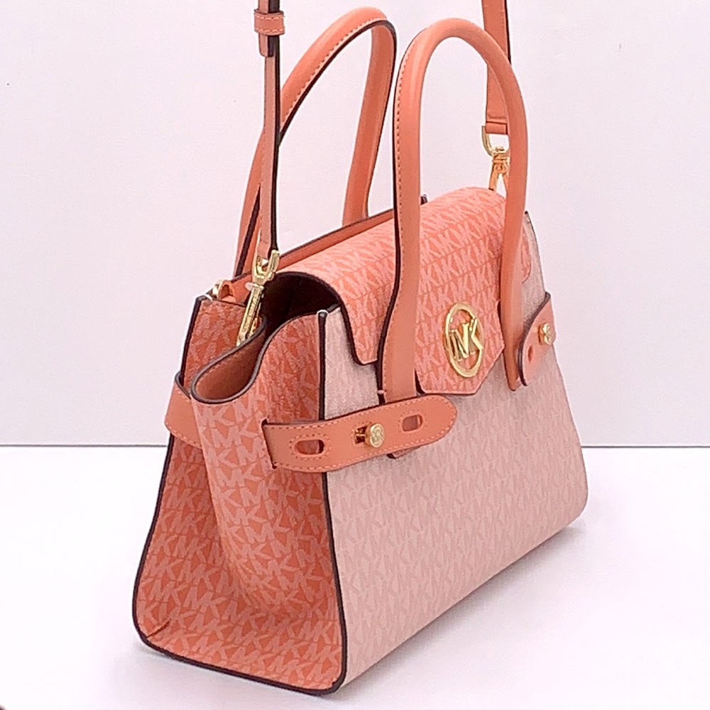 MICHAEL KORS
Carmen Medium Color-Block Logo Satchel color SHERBERT Multi - Picture 5 of 16